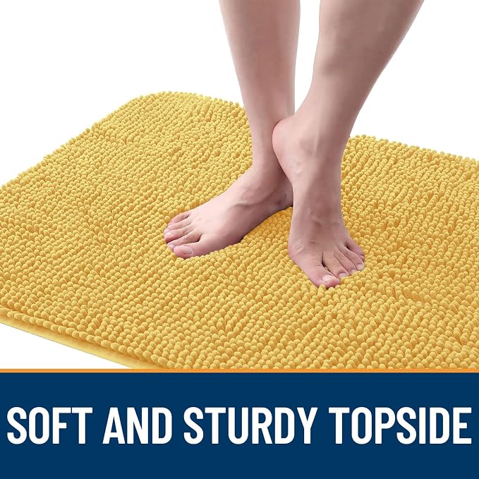 OLANLY Dog Door Mat for Muddy Paws 40x32, Super Absorbent Chenille Mud Mat | - Image 4