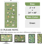 DUKINO 2x4 Rug Runner, Washable Dog Bathroom Rug Soft Non Slip, Non-Shedding - Image 2