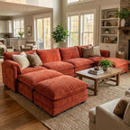 ELUCHANG Oversized 150" Modular Sectional Sofa, Comfy Cloud Couch, U Shaped - Image 9
