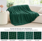 BEDELITE Dark Green Throw Blanket - Image 9