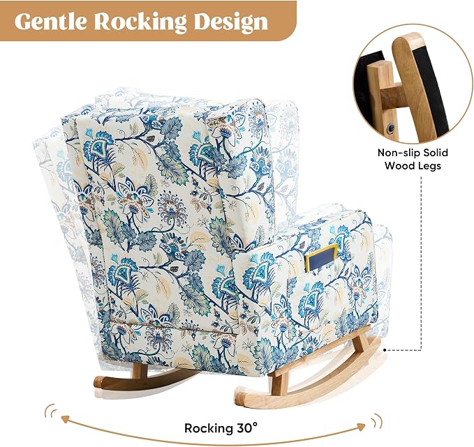 HCHAIRH Nursery Rocking Chairs, Rocking Chair Nursery - Image 5