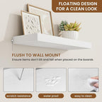 fuqing Floating Shelves for Wall, Wall Mounted Wood Floating Shelf - Image 4