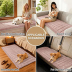 Couch Cover for Dogs, Washable Non Slip Plush Flannel Sofa Protector | Thick - Image 4
