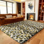 Ophanie 6x9 Leopard Rugs for Bedroom Living Room, Cheetah Print Rug Fluffy Shag - Image 5