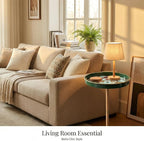 Gesodant Boho Single Leg Round Side Table - Image 8
