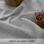 Light Grey Curtains 38 Inch Wide - Image 4
