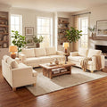 YOUDENOVA Sofa, 3 Piece Set Comfy Sofa, 2 Loveseat & 3 Seater Couch by YOUDENOVA