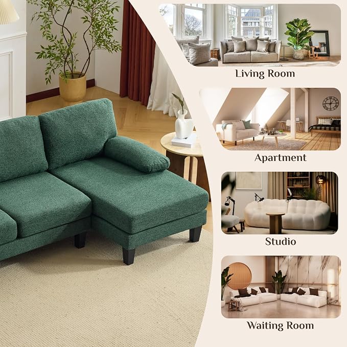 Karl home 110" U-Shape Sectional Couches - Image 6