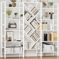 INNOD 70" Triple 5 Tier Book Shelf, Large Wooden Bookcase by INNODToddlerTower