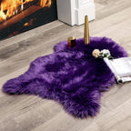 MIULEE Fluffy Area Rug 2x3 ft Faux Fur Sheepskin Rug by MIULEE