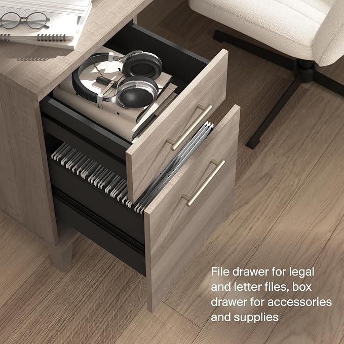 Bush Home 72-Inch L-Shaped Sit to Stand Desk - Image 6