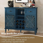 ARTPOWER 47.2" Vintage Wine Bar Cabinet - Image 3