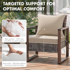 MIULEE Beige Outdoor Seat Cushion 22x24 Inch Waterproof & 3 Year Fade Resistant - Image 6