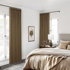Dutch Cocoa Linen Blackout 92 Inch Curtains - Image 9
