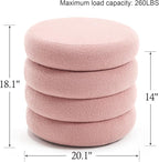 Flouki Round Ottoman, Ottomans - Image 3