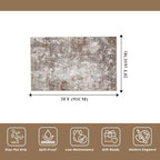 2x3 Washable Non-Slip Area Rug – Small Throw Rug - Image 2