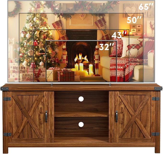YESHOMY Modern Farmhouse TV Stand - Image 8