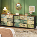 Tohomeor Dresser for Bedroom Chest of Drawers Fabric Dresser for Closet - Image 2