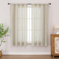 Chyhomenyc Semi Sheer Curtains 54 Inch Length by Chyhomenyc