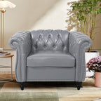 QHITTY 2 Piece Living Room Set, Sectional Chesterfield Sofa Chair Contemporary - Image 8