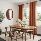 100% Blackout Linen Textured Curtains 96 Inch Long, Light Blocking, Thermal - Image 5