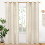 YoungsTex Linen Curtains 84 Inch Length by YoungsTex