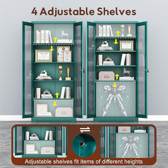 UNICOLY Lockable Display Cabinet - Image 7