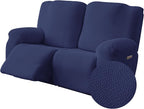 Genina Recliner Loveseat Covers, Stretch Reclining Sofa Covers, 2 Seater Couch by Genina