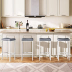 HOOBRO Bar Stools, 24.8 Inches, 2.4" Thick Upholstery - Image 2