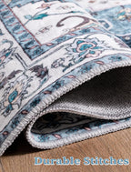 SERISSA 2'6"x8' Washable Non Slip Boho Runner Rug - Image 8
