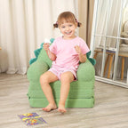 MOMCAYWEX Kids Sofa, Sherpa Couch - Image 4