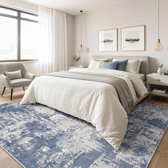 LOONGRUG 10x14 Area Rugs Washable Large Neutral Modern Living Room Rug | - Image 4