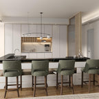 VKNOW Bar Stools Set of 4, Modern Counter Stools - Image 4