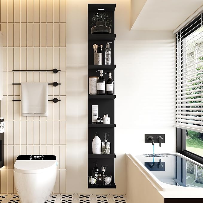 LitaEther Versatile 7 Tier Wall Shelf Unit, Display Floating Shelf - Image 2