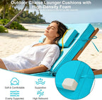 Chaise Lounge Cushions Outdoor 72x21x6 Inch, Fade Resistant 6'' Thicken Outdoor - Image 4