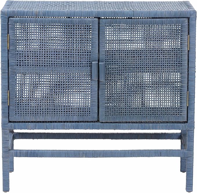 Bali & pari Vivan Natural Rattan Storage Cabinet - Image 4