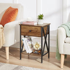 VECELO Nightstands Set of 2, Modern Bedside End Tables, Night Stands - Image 6