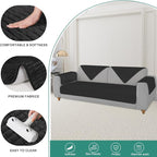 Foxdecor Couch Arm Covers Sofa Armrest Covers, Arm Chair Covers Set of 2 - Image 2