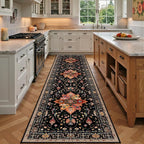 RELEANY Washable Area Rug, Runner 2'x7', Water Repellent, Pet Friendly by RELEANY