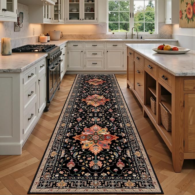 RELEANY Area Rugs 3'x9' Runner Rug Non Slip Washable by RELEANY