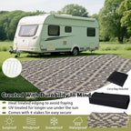 SAND MINE Reversible Mats, Plastic Straw Rug, Modern Area Rug, Large Floor Mat - Image 4