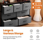 Sweetcrispy 7 Drawer Dresser Storage Organizer - Image 7