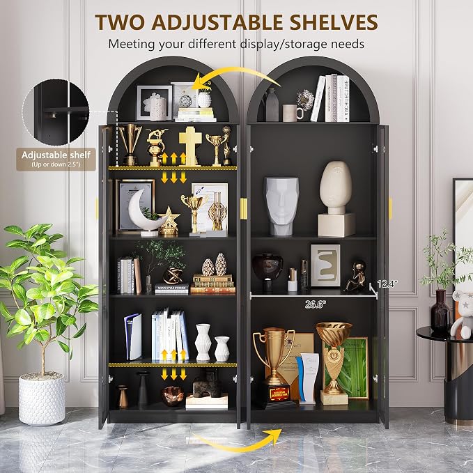 FREDEES Arched Display Cabinet - Image 5