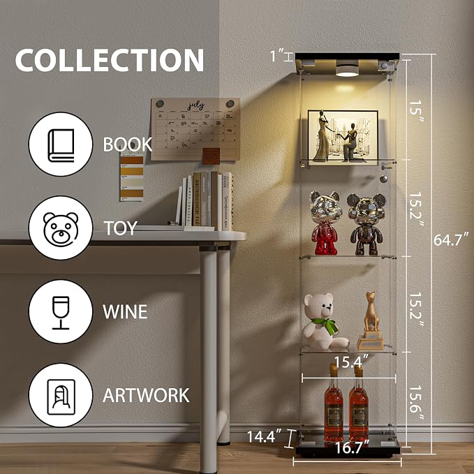 FANYUSHOW Glass Display Cabinet - Image 2