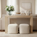 Plank+Beam Modern Solid Wood Console Table, 46 Inch, Sofa Table, Narrow - Image 4