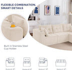 MAXYOYO Modular Sectional Sofa Couch, L Shaped Modern Cloud Couch - Image 4