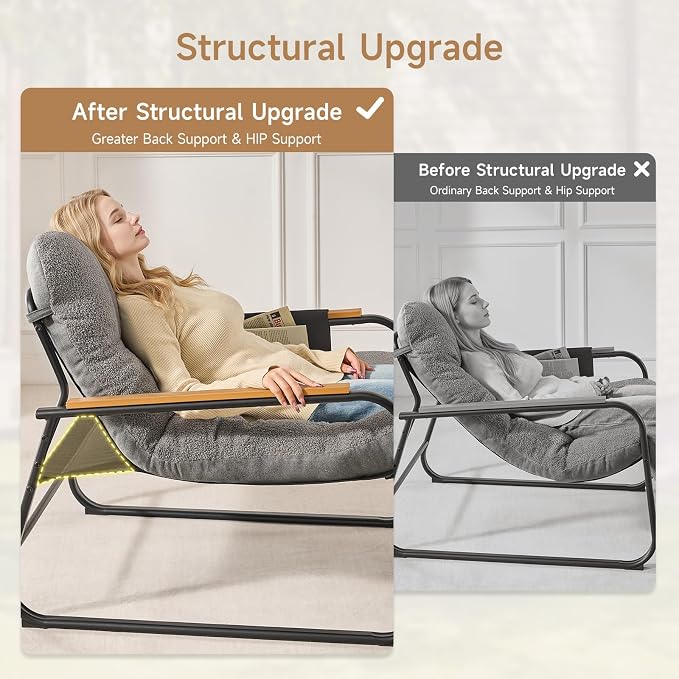 ONBRILL Oversized Modern Accent Chair - Image 4