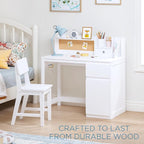 UTEX Kids Desk and Chair Set, Kids Study Desk - Image 2