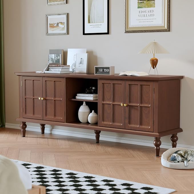 3More 67" Mid Century Modern TV Stand - Image 7