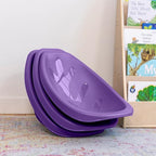 ECR4Kids Plastic Leaf Scoop Floor Rocker Seat, Classroom Furniture - Image 9